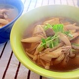 3種のきのこと豆腐の和風スープ